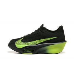 Cheap Nike Air Zoom Alphafly Next 3 (W/M) Black and Green Sneakers 