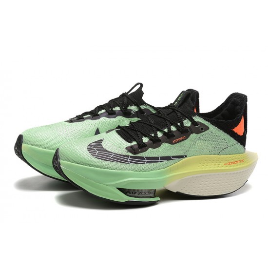 Cheap Nike Air Zoom Alphafly Next 2 (W/M) Black Green Sneakers 