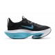 Cheap Nike Air Zoom Alphafly Next 2 (W/M) Black and Blue Sneakers 