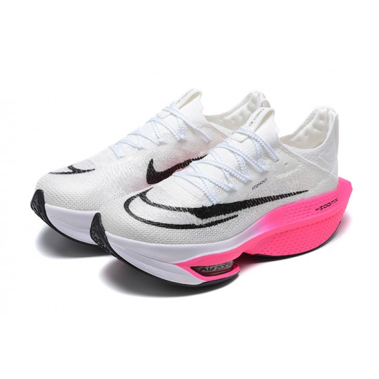 Cheap Nike Air Zoom Alphafly Next 2 (W/M) White Pink Sneakers 