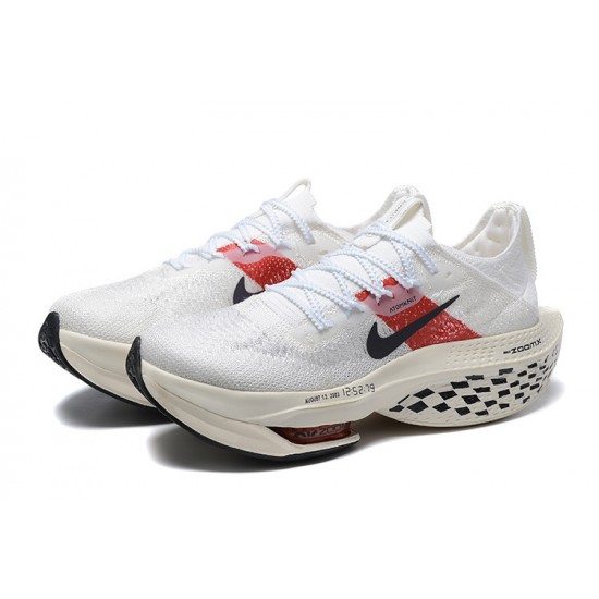 Cheap Nike Air Zoom Alphafly Next 2 (W/M) White and Red Sneakers 