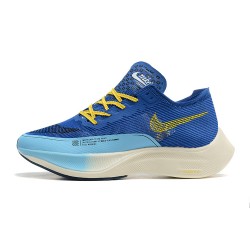 Cheap Nike ZoomX VaporFly NEXT (M) Blue Yellow Sneakers 