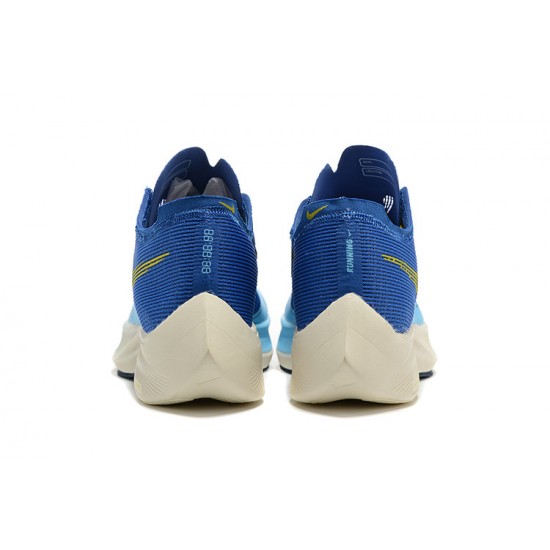 Cheap Nike ZoomX VaporFly NEXT (M) Blue Yellow Sneakers 