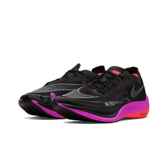 Cheap Nike ZoomX VaporFly NEXT (W/M) Black Purple Sneakers 