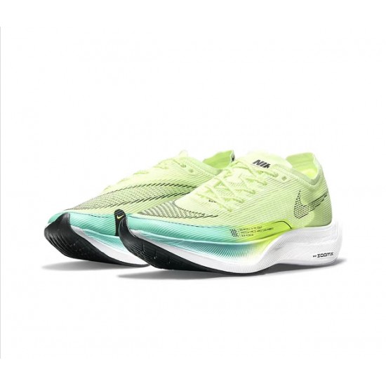 Cheap Nike ZoomX VaporFly NEXT (W/M) Green and Blue Sneakers 