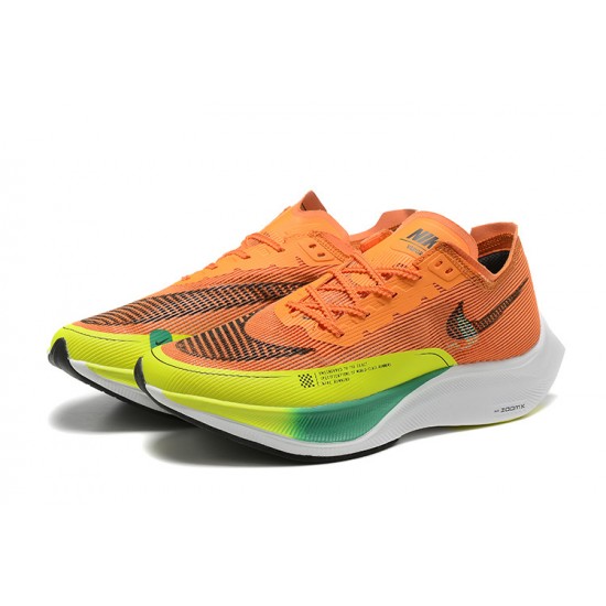 Cheap Nike ZoomX VaporFly NEXT (W/M) Orange White Sneakers 