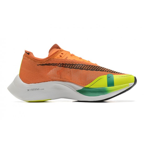 Cheap Nike ZoomX VaporFly NEXT (W/M) Orange White Sneakers 