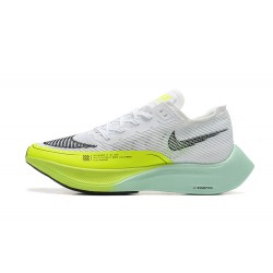 Cheap Nike ZoomX VaporFly NEXT (W/M) White Yellow Sneakers 