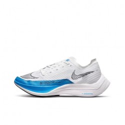 Cheap Nike ZoomX VaporFly NEXT (W/M) White and Blue Sneakers 