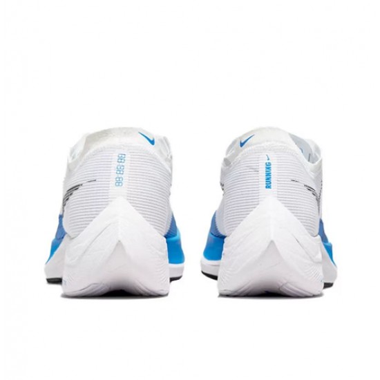 Cheap Nike ZoomX VaporFly NEXT (W/M) White and Blue Sneakers 