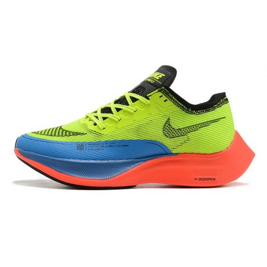 Cheap Nike ZoomX VaporFly NEXT (W/M) Yellow Blue Sneakers 