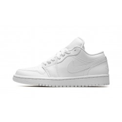 Nike Air Jordan 1 Low (W) Triple White DV0990-111 Shoes