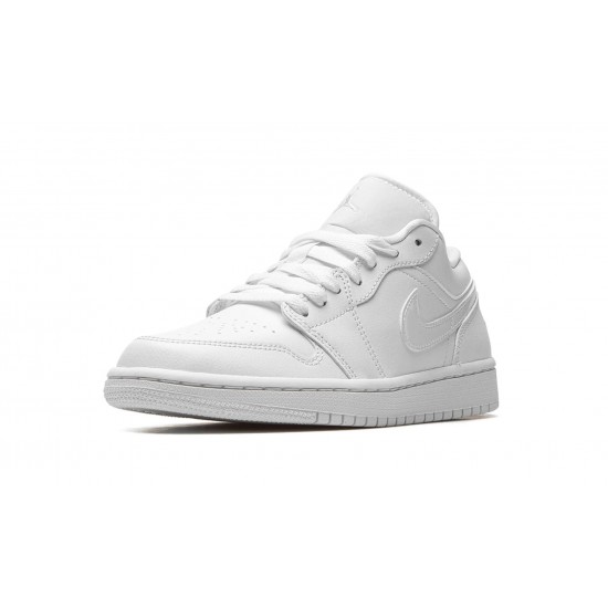 Nike Air Jordan 1 Low (W) Triple White DV0990-111 Shoes